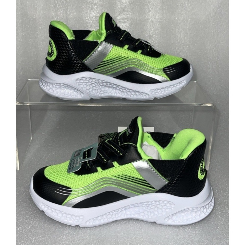 S Sport By Skechers Myles Sneakers Light Up Stretch Laces Strap Boys Size 6 NEW - Picture 6 of 17